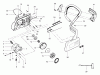 Poulan / Weed Eater 3450 (p219) - Poulan Chainsaw Ersatzteile Handle & Bar Assembly