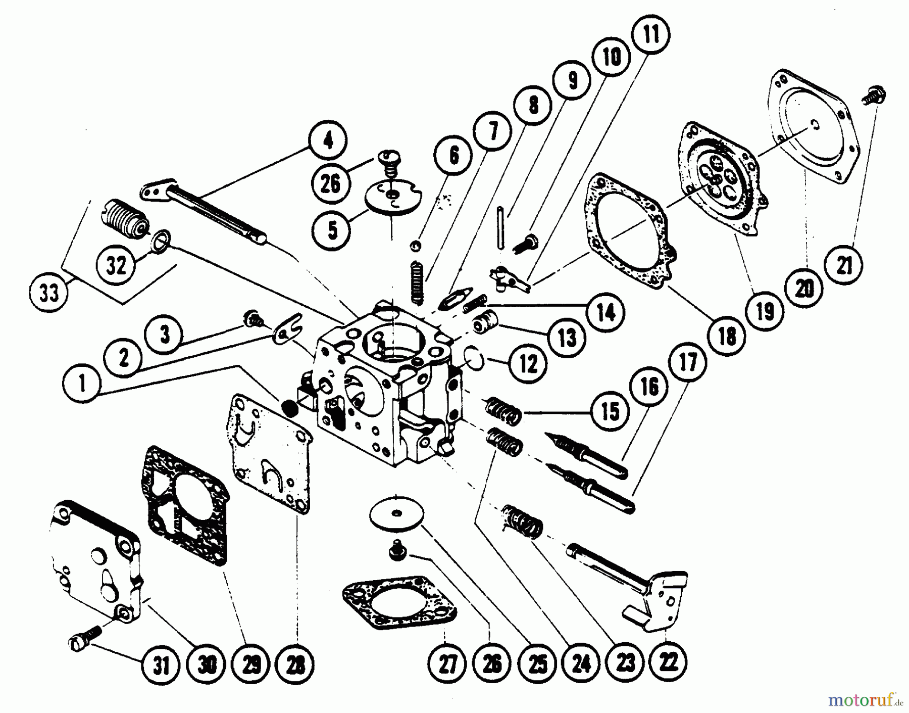 Poulan / Weed Eater Motorsägen 4200 - Poulan Chainsaw CARBURETOR BREAKDOWN