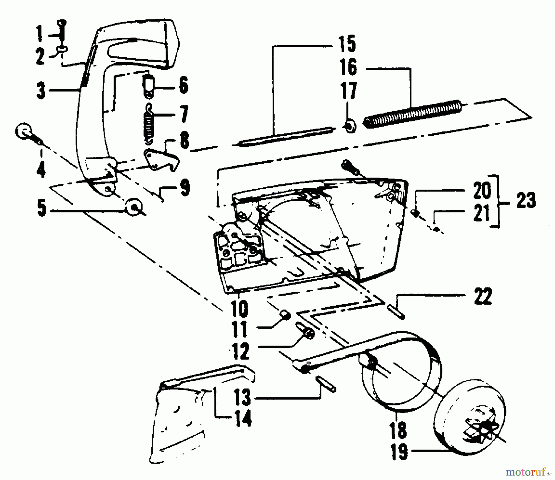 Poulan / Weed Eater Motorsägen 4200 - Poulan Chainsaw CHAIN BRAKE ASSEMBLIES