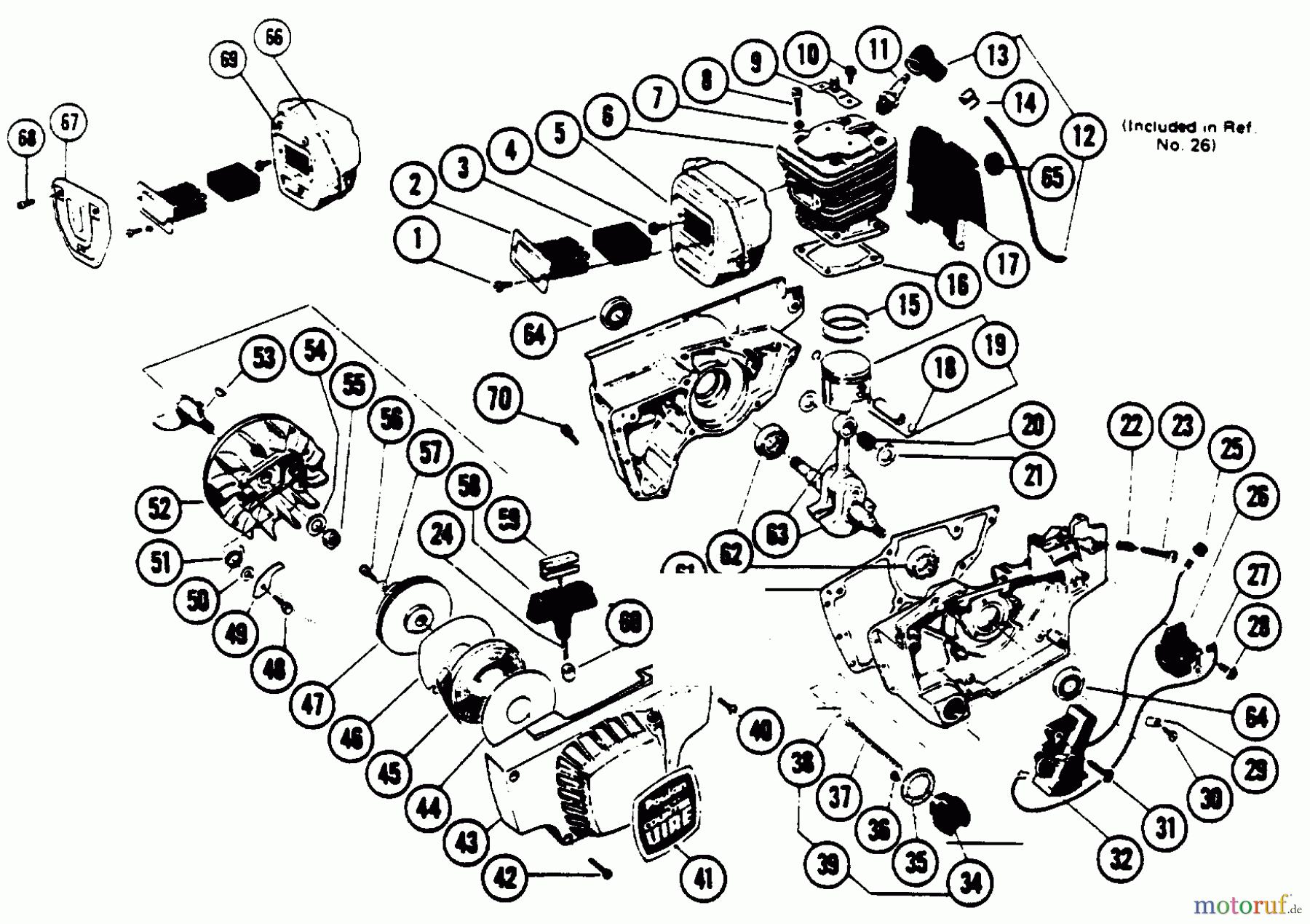 Poulan / Weed Eater Motorsägen 4200 - Poulan Chainsaw EXTERNAL POWER UNIT