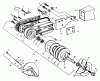 Poulan / Weed Eater KS614 - Poulan Pro Chainsaw Ersatzteile CUTTING ARM ASSEMBLY