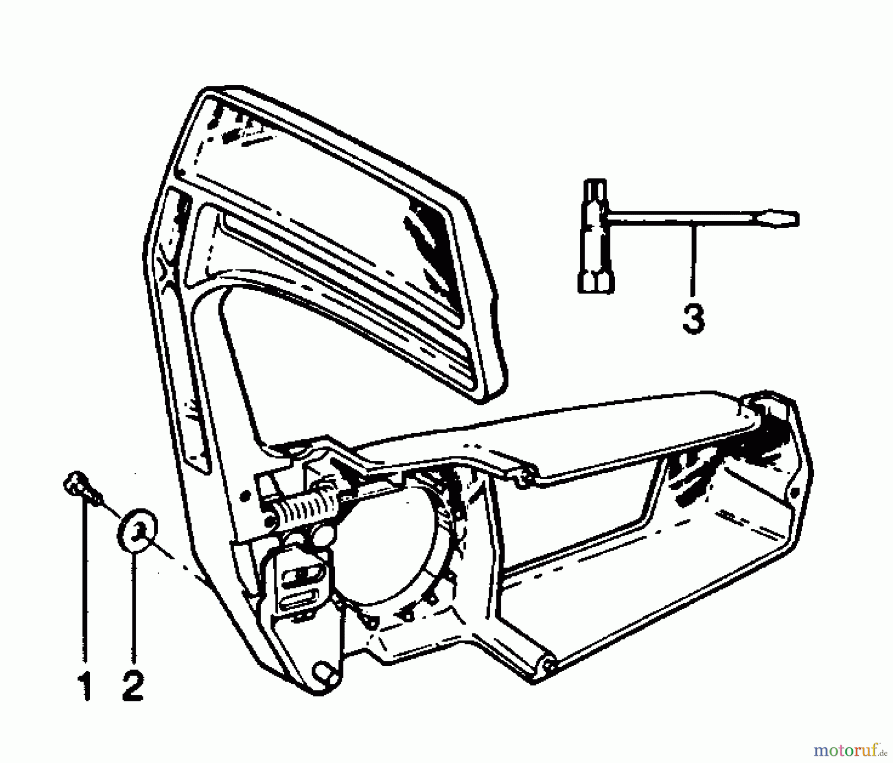 Poulan / Weed Eater Motorsägen MICRO XXV - Poulan Chainsaw CHAIN BRAKE SYSTEM