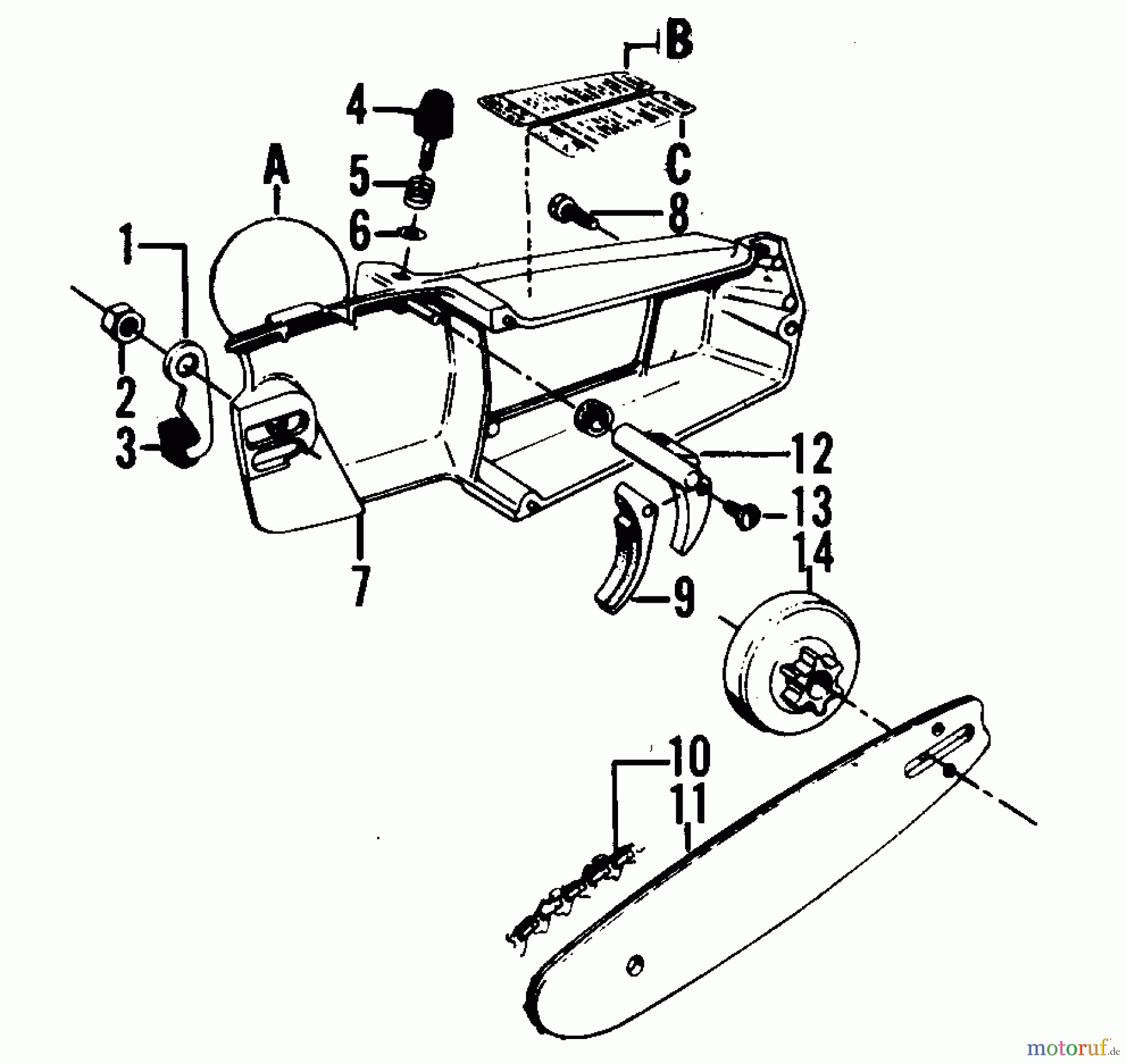 Poulan / Weed Eater Motorsägen MICRO XXV - Poulan Chainsaw POWER SHARP SYSTEM