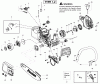 Poulan / Weed Eater P3816 (Type 1) - Poulan Chainsaw Ersatzteile Handle Type 1,2
