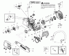 Poulan / Weed Eater P3818 - Poulan Chainsaw (2012-01) Ersatzteile CHASSIS BAR HANDLE