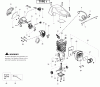 Poulan / Weed Eater P4018AVBH - Poulan Chainsaw Ersatzteile Engine Type 1