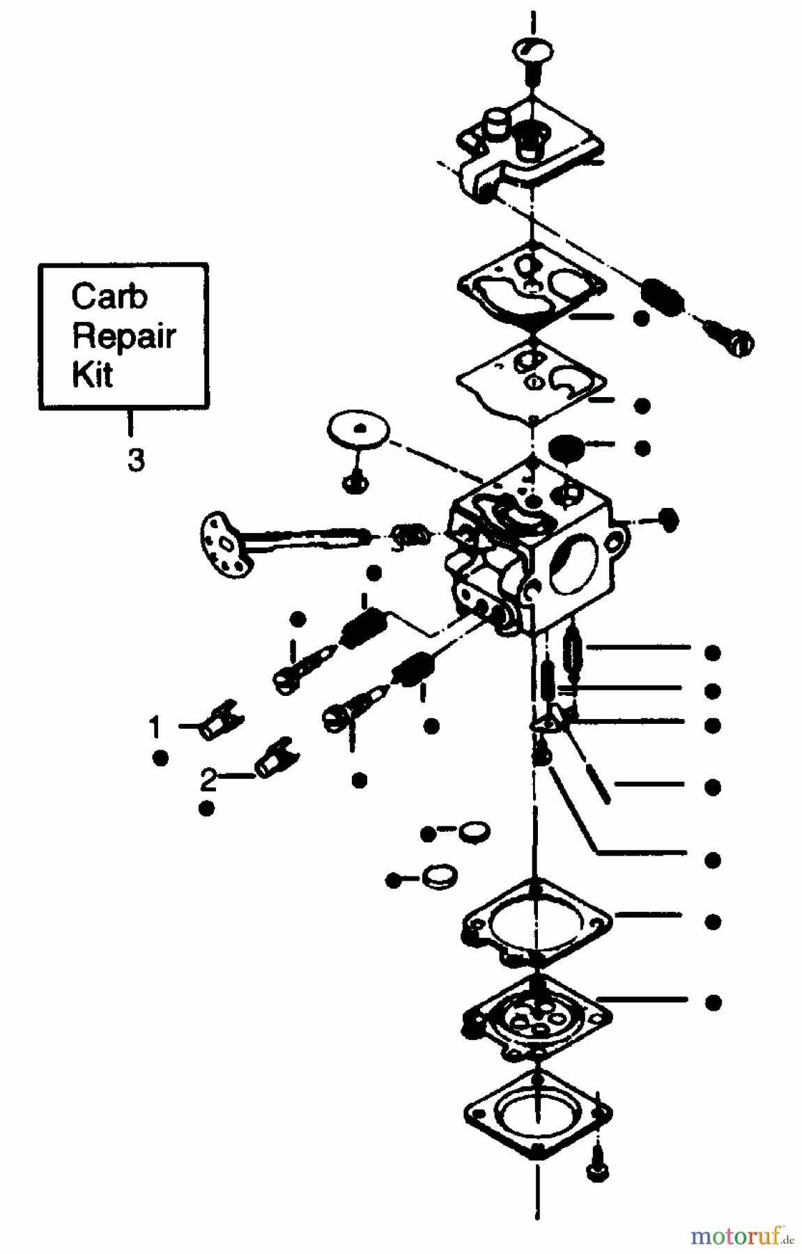 Poulan / Weed Eater Motorsägen PP180 - Poulan Pro Chainsaw CARBURETOR-309