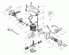 Poulan / Weed Eater PP210 - Poulan Pro Chainsaw Ersatzteile Engine Assembly
