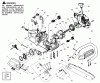 Poulan / Weed Eater PP210 - Poulan Pro Chainsaw Ersatzteile Handle, Chassis & Bar Assembly