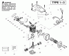 Poulan / Weed Eater PP220 (Type 3) - Poulan Pro Chainsaw Ersatzteile Engine Type 1-3