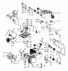 Poulan / Weed Eater PP235 - Poulan Pro Chainsaw Ersatzteile Handle, Flywheel & Fan Housing Assembly