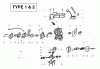 Poulan / Weed Eater PP295 (Type 2) - Poulan Pro Chainsaw Ersatzteile Engine Assembly Type 1 & 2