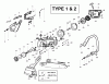Poulan / Weed Eater PP295 (Type 2) - Poulan Pro Chainsaw Ersatzteile Handle, Chassis & Bar Assembly Type 1 & 2
