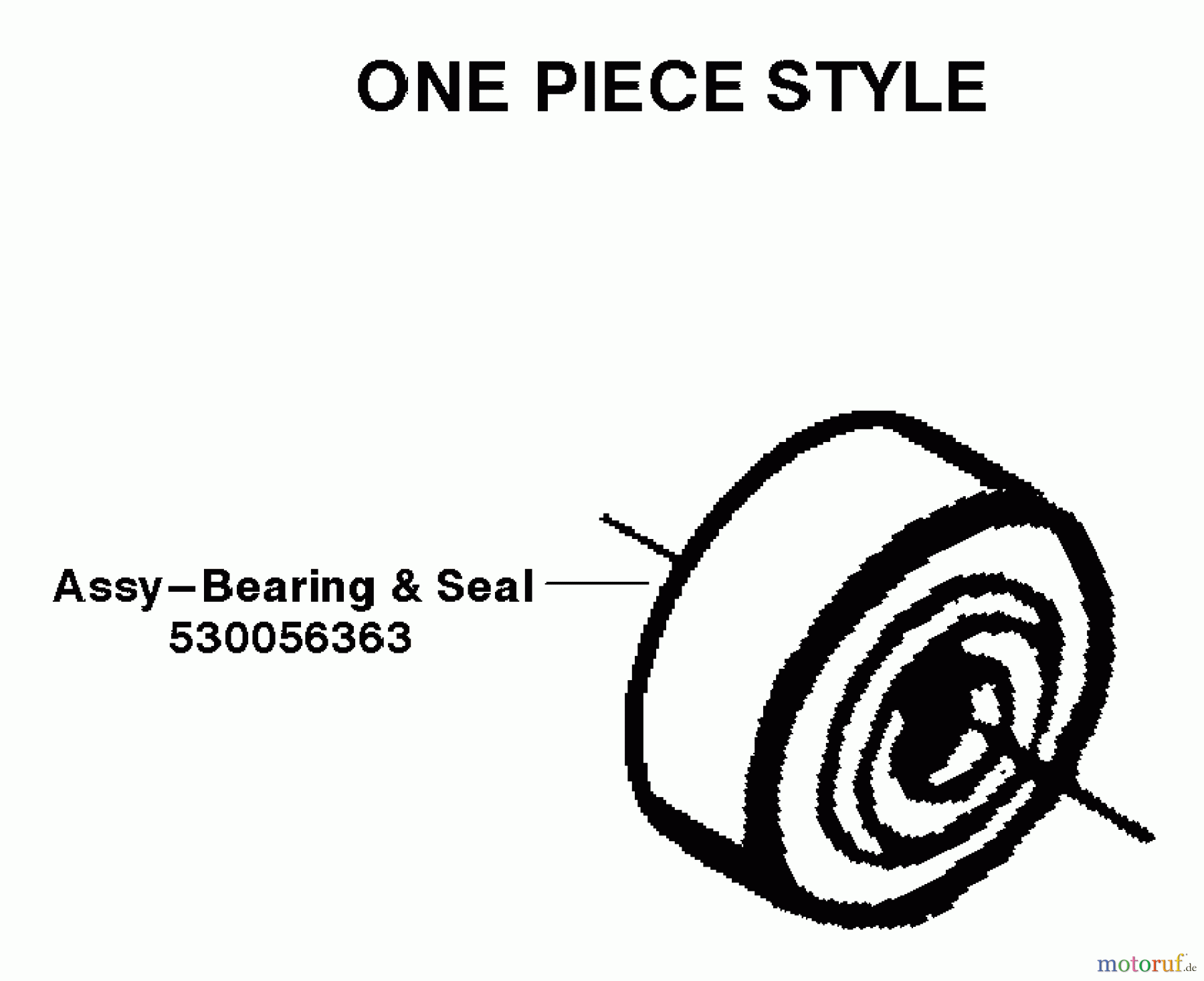 Poulan / Weed Eater Motorsägen 2900 (Type 4) - Poulan Chainsaw Bearing & Seal - One Piece Style
