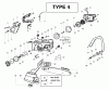 Poulan / Weed Eater PP295 (Type 4) - Poulan Pro Chainsaw Ersatzteile Handle, Chassis & Bar Assembly Type 4