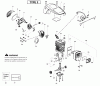 Poulan / Weed Eater PP3516 (Type 2) - Poulan Pro Chainsaw Ersatzteile Engine Type 2