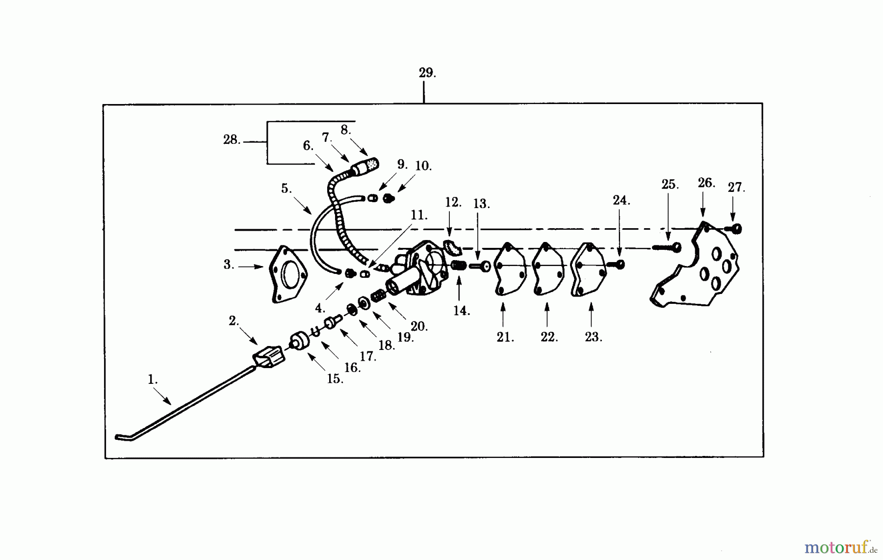 Poulan / Weed Eater Motorsägen PP395 - Poulan Pro Chainsaw OIL PUMP ASSEMBLY