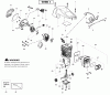 Poulan / Weed Eater PP4218AV (Type 1) - Poulan Pro Chainsaw Ersatzteile Engine Type 1
