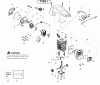 Poulan / Weed Eater PP4218AVHD (Type 1) - Poulan Pro Chainsaw Ersatzteile Engine Type 1