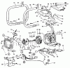 Poulan / Weed Eater PP525 - Poulan Pro Chainsaw Ersatzteile STARTER & SHROUD