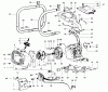 Poulan / Weed Eater PP655 - Poulan Pro Chainsaw Ersatzteile HANDLE & EXTERNAL POWER UNIT