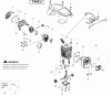 Poulan / Weed Eater PPB4018 (Type 2) - Poulan Pro Chainsaw Ersatzteile Engine Type 2