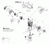 Poulan / Weed Eater PPB4218 (Type 2) - Poulan Pro Chainsaw Ersatzteile Engine Assembly Type 2