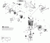 Poulan / Weed Eater SM4218AV (Type 2) - Poulan Pro Chainsaw Ersatzteile Engine Type 2