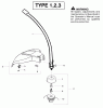 Poulan / Weed Eater PP446ET (Type 1) - Poulan Pro Pole Pruner Ersatzteile Trimmer Head