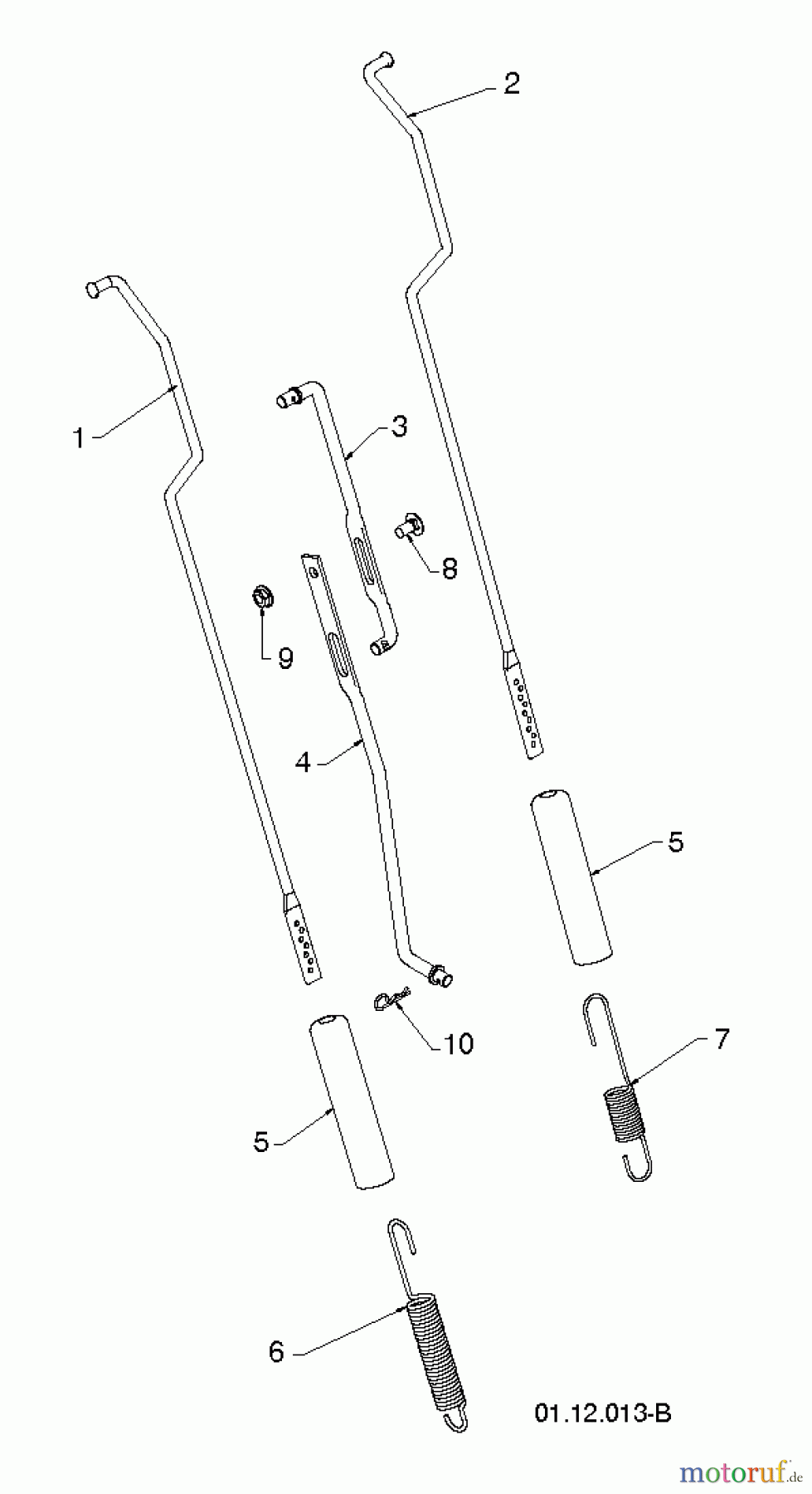 Poulan / Weed Eater Schneefräsen 961940010 (96194001004) - Poulan Pro Snow Thrower (2013-07) HANDLE #4