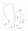 Poulan / Weed Eater 961940010 (96194001005) - Poulan Pro Snow Thrower (2013-07) Ersatzteile HANDLE #6