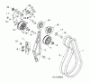 Poulan / Weed Eater 961980056 (96198005602) - Poulan Pro Snow Thrower (2013-06) Ersatzteile CHASSIS ENGINE PULLEYS #4