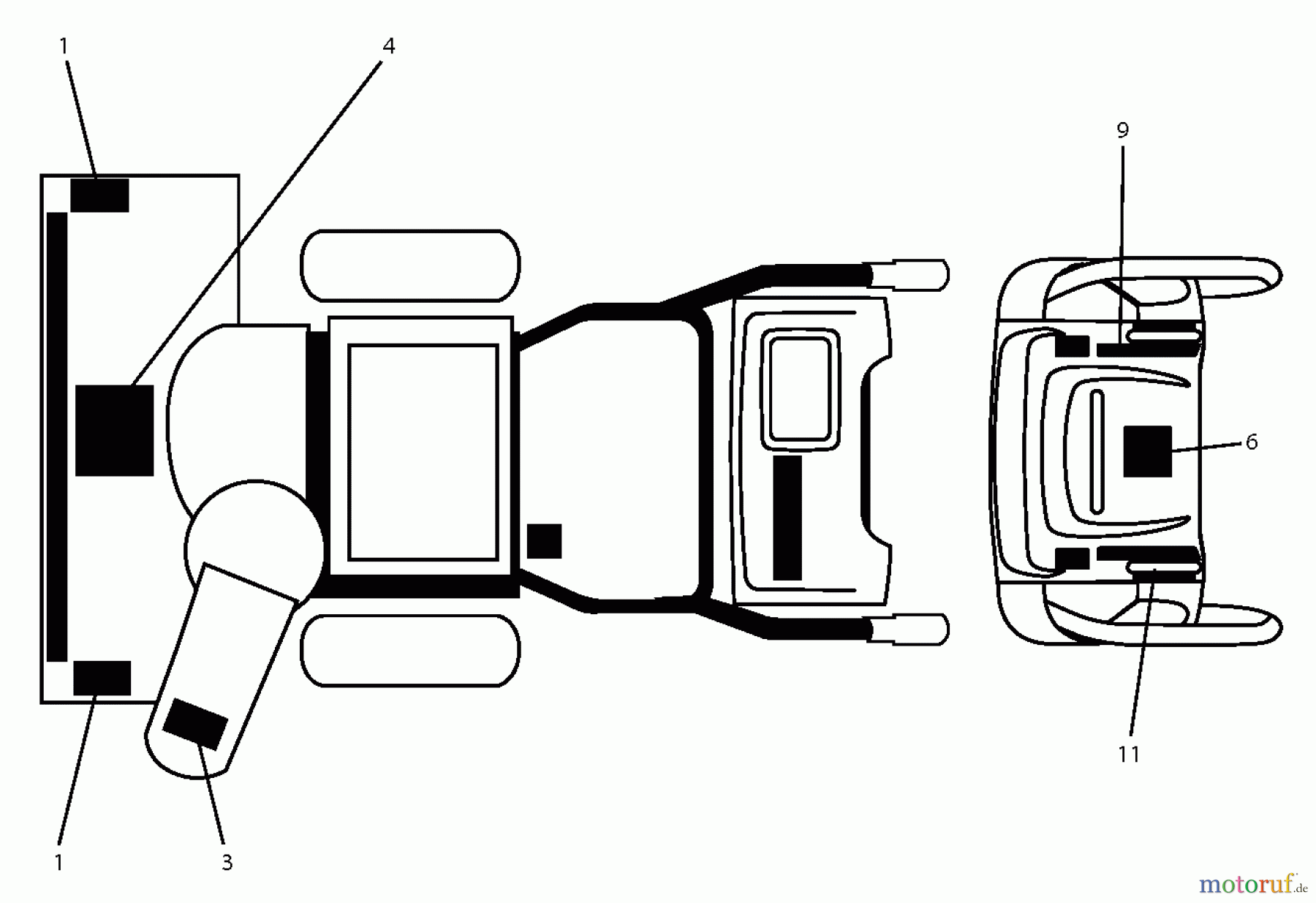 Poulan / Weed Eater Schneefräsen 961980056 (96198005602) - Poulan Pro Snow Thrower (2013-06) DECALS