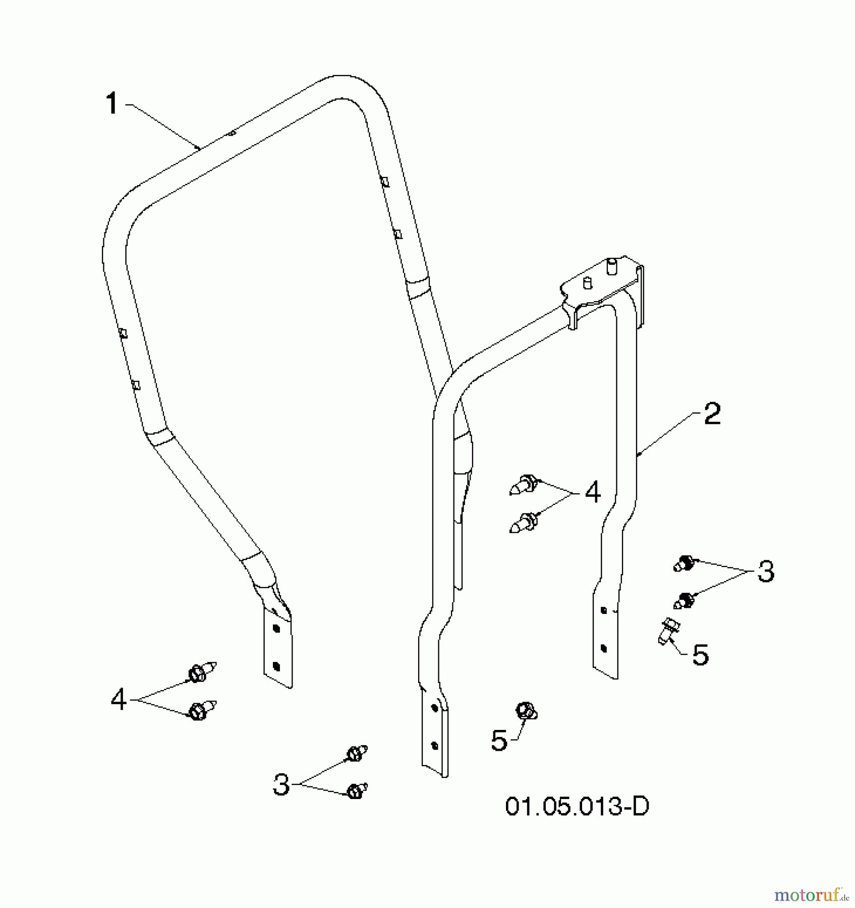 Poulan / Weed Eater Schneefräsen 961980056 (96198005602) - Poulan Pro Snow Thrower (2013-06) HANDLE #1