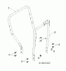 Poulan / Weed Eater 961980056 (96198005602) - Poulan Pro Snow Thrower (2013-06) Ersatzteile HANDLE #1