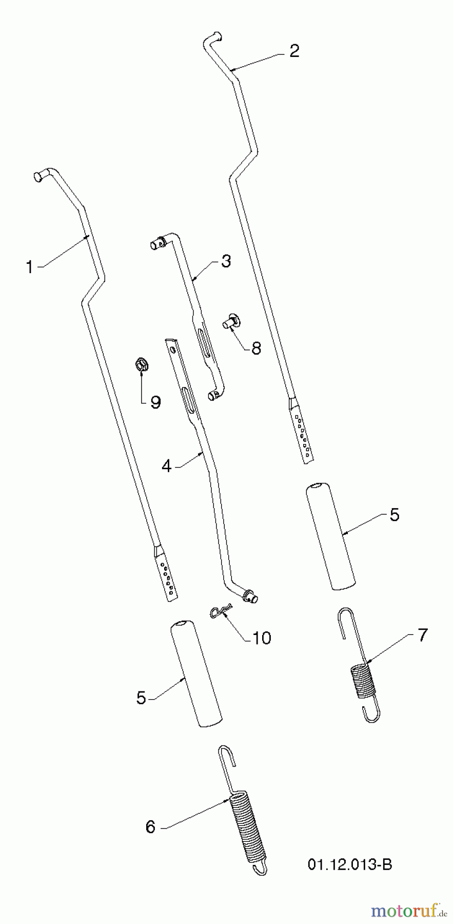 Poulan / Weed Eater Schneefräsen 961980056 (96198005602) - Poulan Pro Snow Thrower (2013-06) HANDLE #6