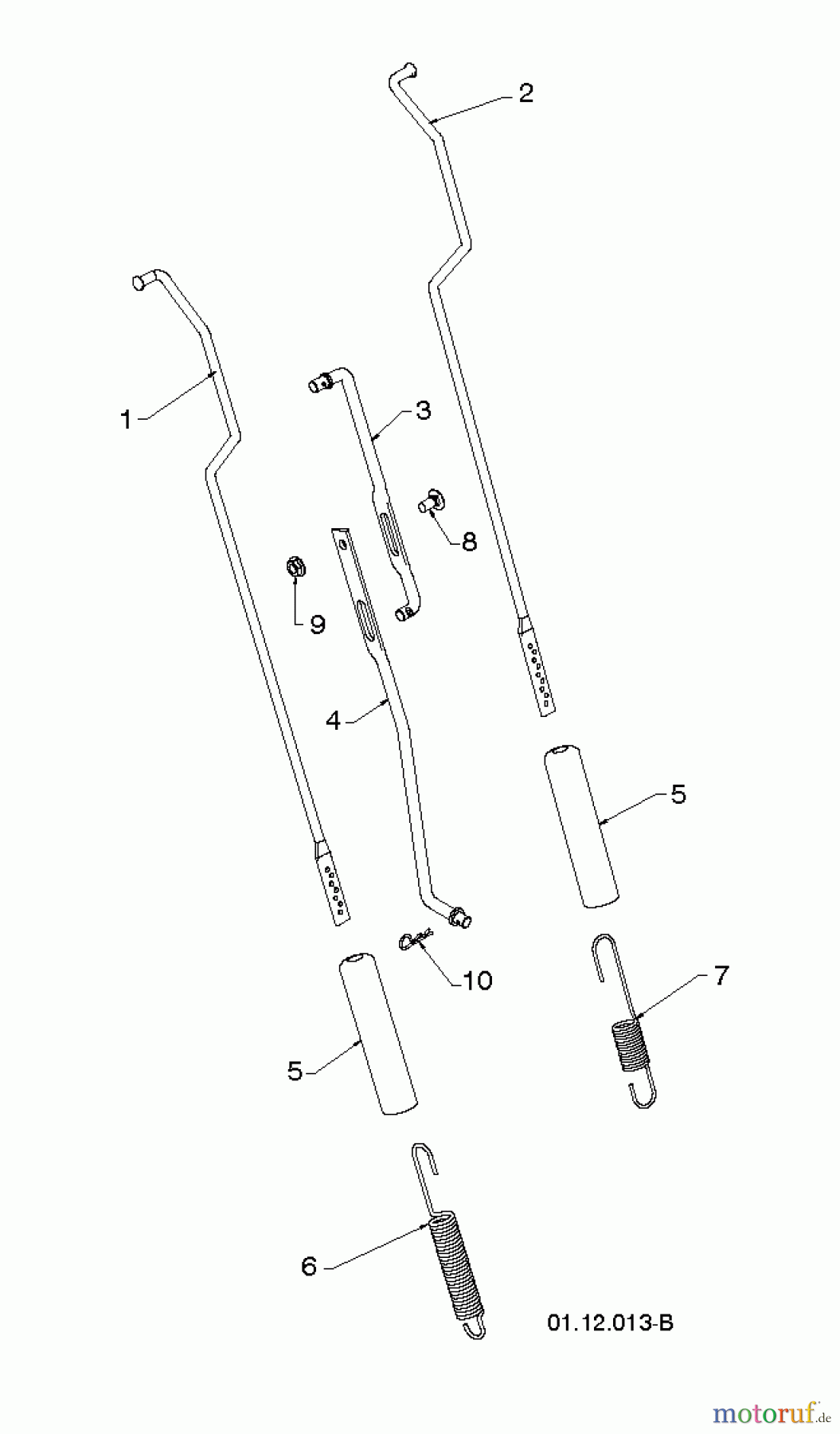 Poulan / Weed Eater Schneefräsen P14530ES (96198004502) - Poulan Pro Snow Thrower (2013-06) HANDLE #3