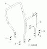 Poulan / Weed Eater P14530ES (96198004502) - Poulan Pro Snow Thrower (2013-06) Ersatzteile HANDLE #6