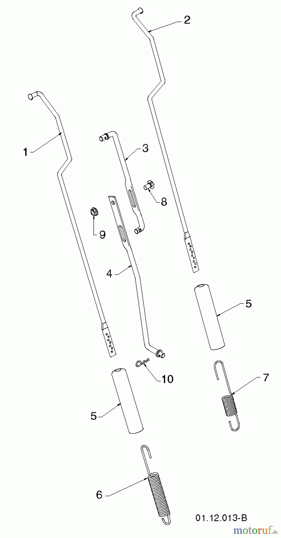 Poulan / Weed Eater Schneefräsen P624ES (96198004302) - Poulan Pro Snow Thrower (2013-07) HANDLE #1