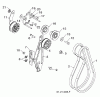 Poulan / Weed Eater P627ES (96198004402) - Poulan Pro Snow Thrower (2013-07) Ersatzteile CHASSIS /ENGINE /PULLEY #1