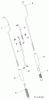 Poulan / Weed Eater P627ES (96198004402) - Poulan Pro Snow Thrower (2013-07) Ersatzteile HANDLE #1