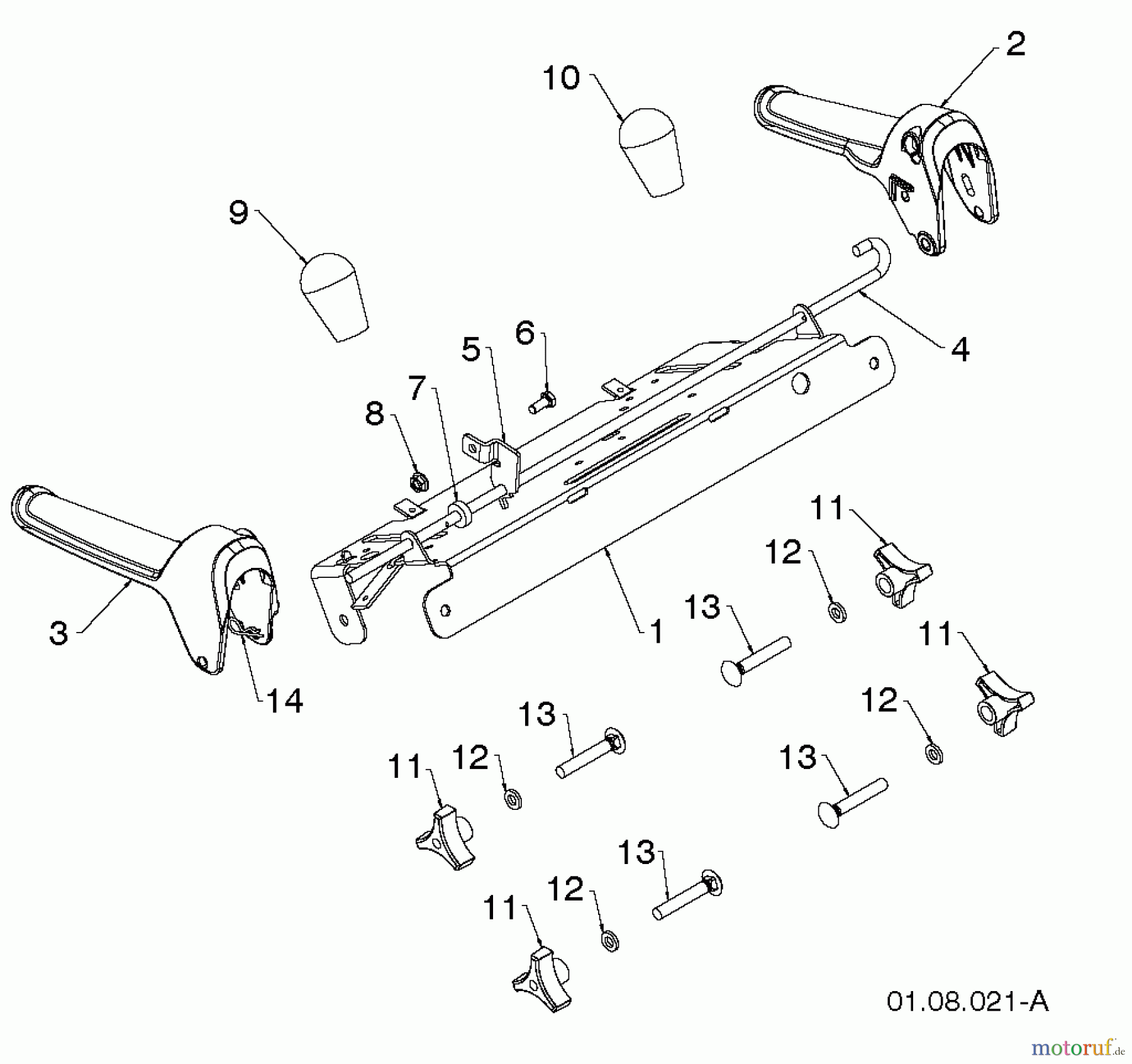 Poulan / Weed Eater Schneefräsen P627ES (96198004402) - Poulan Pro Snow Thrower (2013-07) HANDLE #5