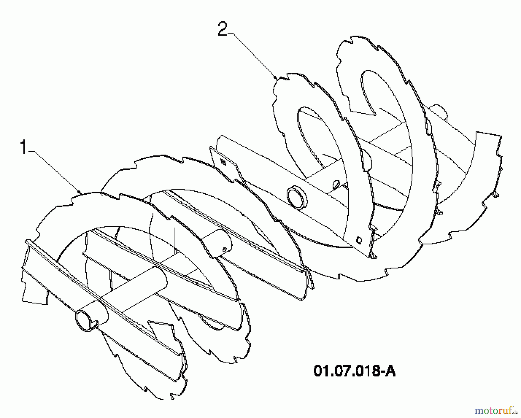 Poulan / Weed Eater Schneefräsen 961980056 (96198005602) - Poulan Pro Snow Thrower (2013-06) AUGER HOUSING IMPELLER #4
