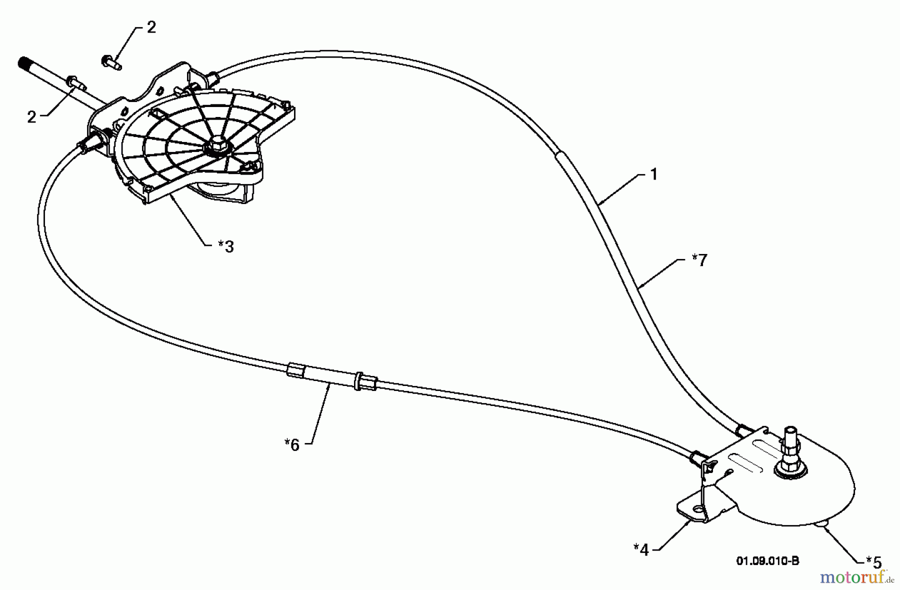 Poulan / Weed Eater Schneefräsen 961980056 (96198005602) - Poulan Pro Snow Thrower (2013-06) CONTROL PANEL DISCHARGE CHUTE #2