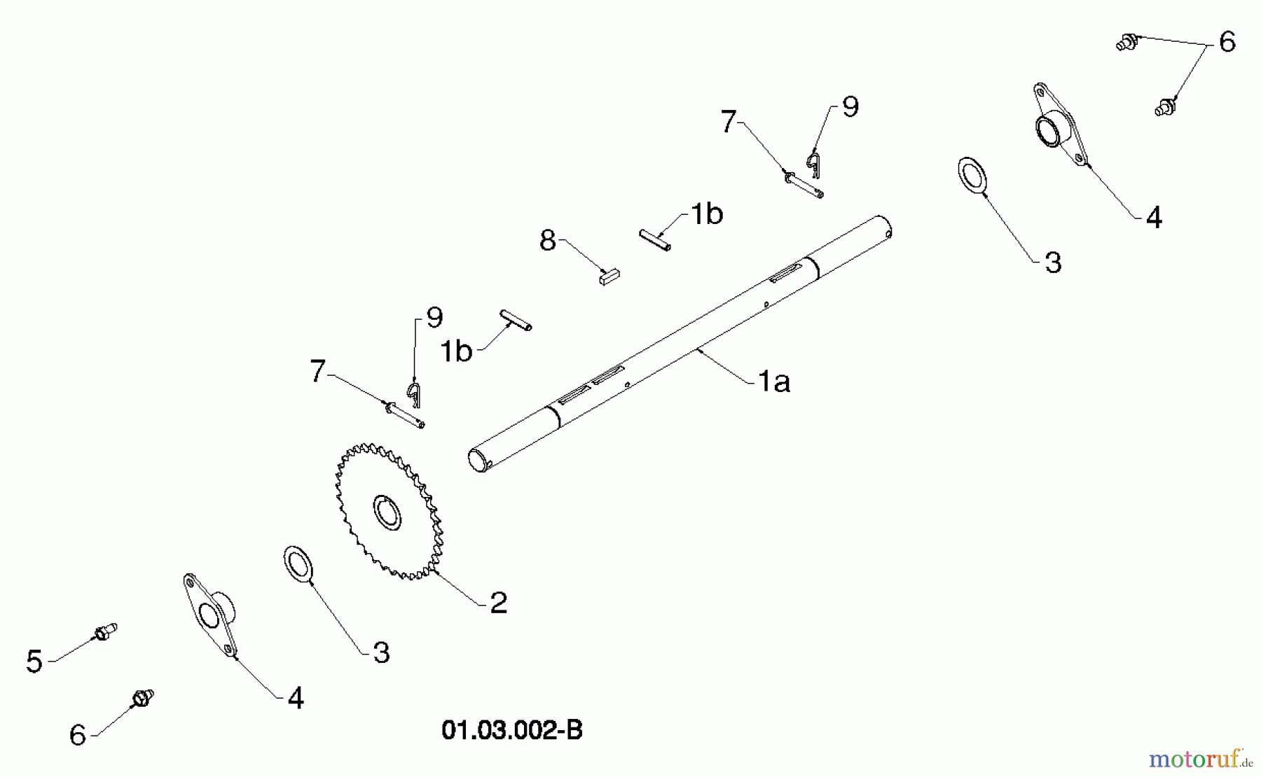 Poulan / Weed Eater Schneefräsen PP1850ES (96198005502) - Poulan Pro Snow Thrower (2012-08) DRIVE #2