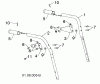 Poulan / Weed Eater PP1850ES (96198005502) - Poulan Pro Snow Thrower (2012-08) Ersatzteile HANDLE #1