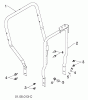 Poulan / Weed Eater PP1850ES (96198005502) - Poulan Pro Snow Thrower (2012-08) Ersatzteile HANDLE #5