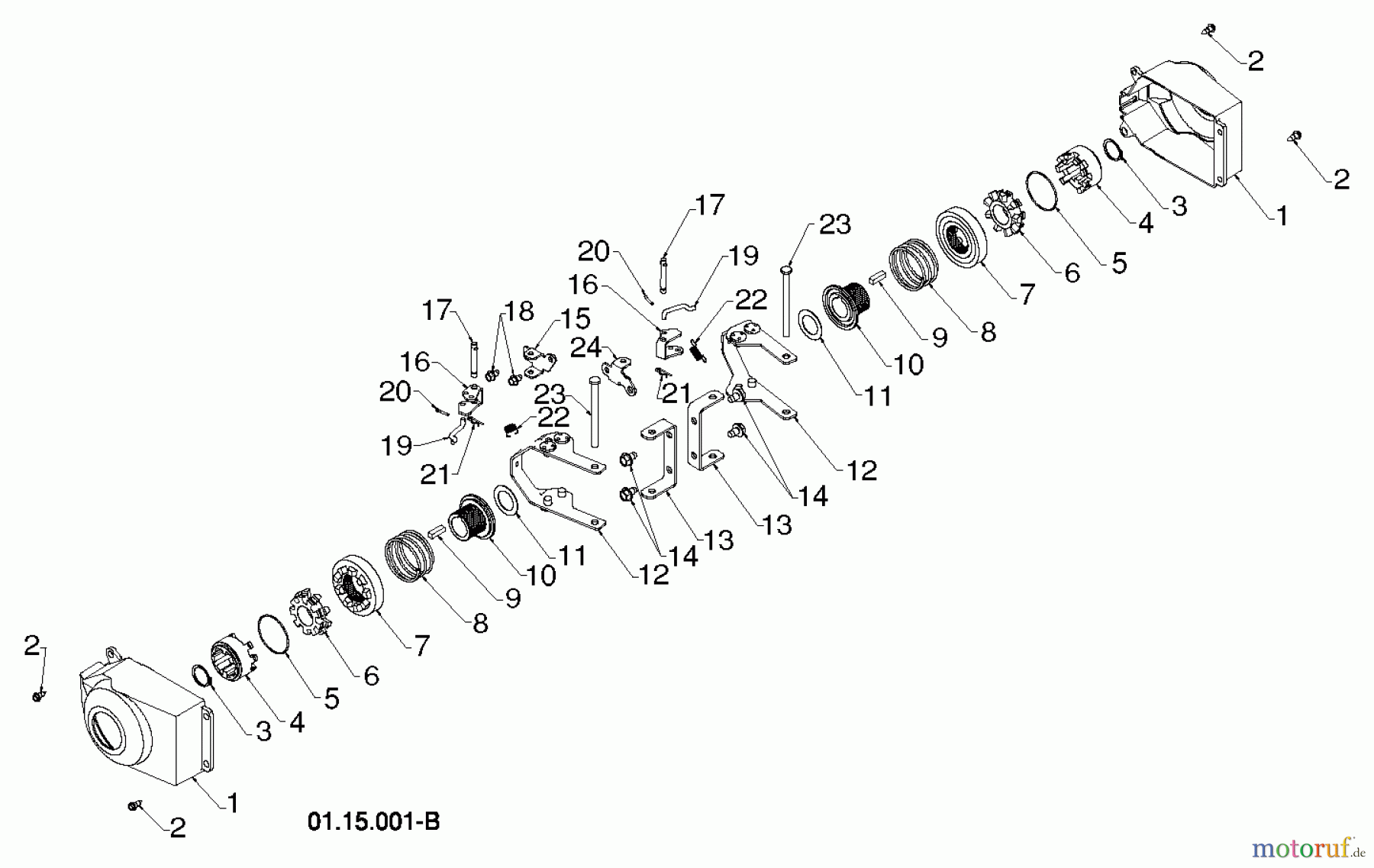  Poulan / Weed Eater Schneefräsen PP1850ES (96198005502) - Poulan Pro Snow Thrower (2012-08) WHEELS TIRES #1