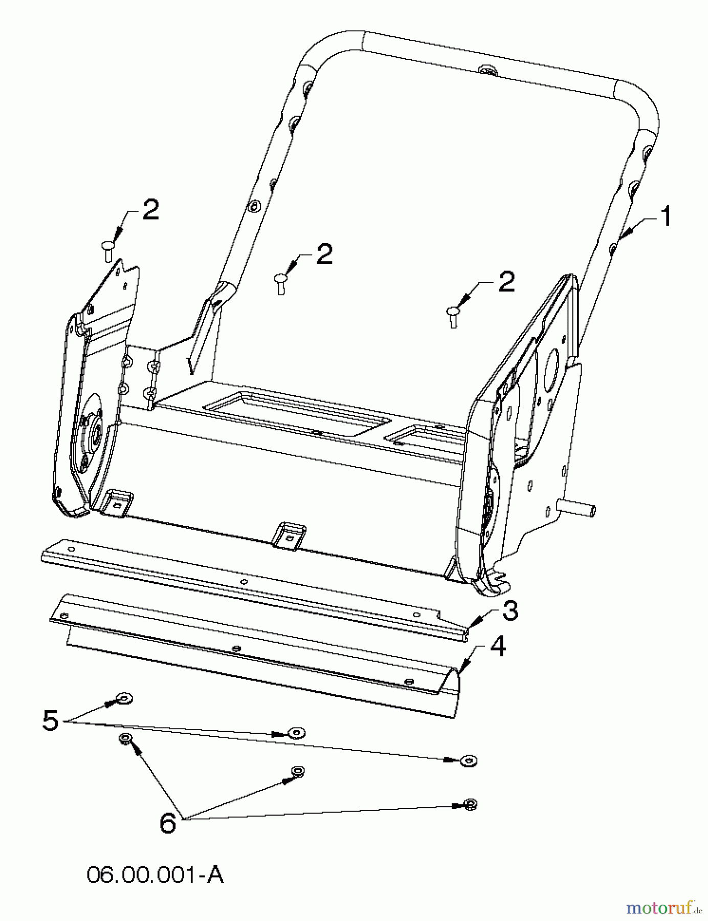 Poulan / Weed Eater Schneefräsen PP521ES (96188000602) - Poulan Pro Snow Thrower (2013-05) FRAME