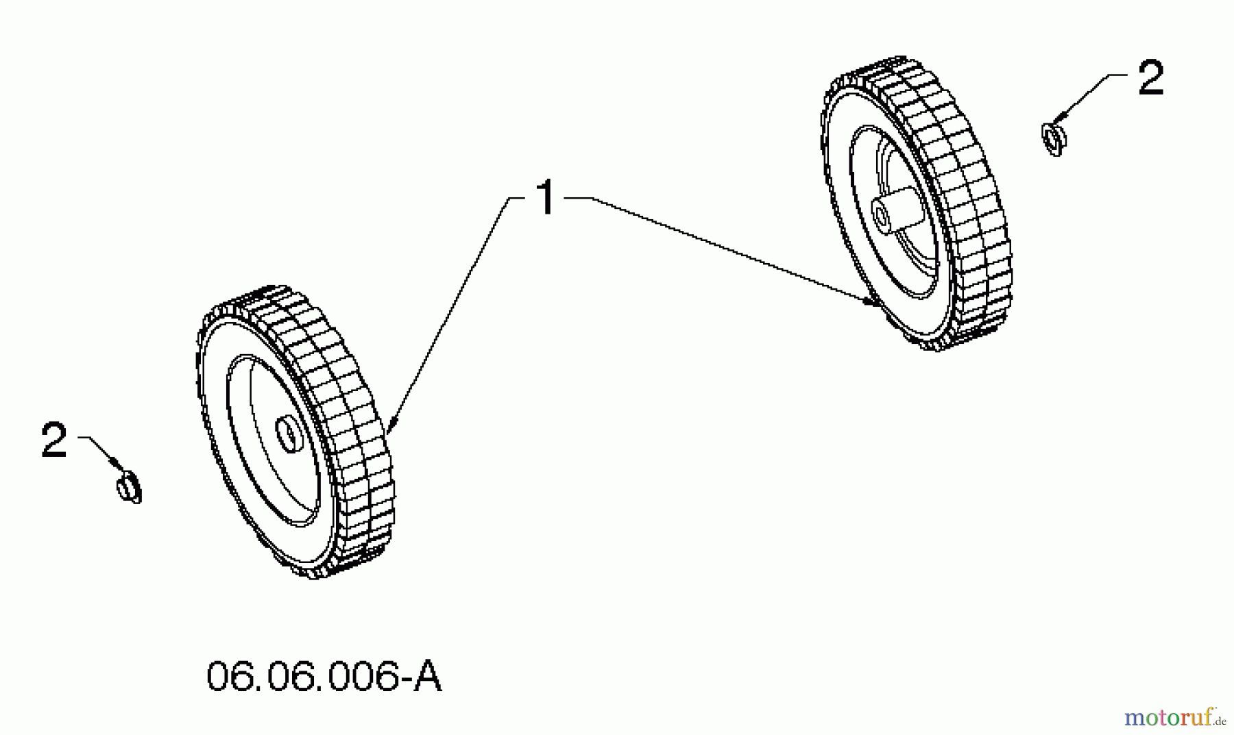 Poulan / Weed Eater Schneefräsen PP521ES (96188000602) - Poulan Pro Snow Thrower (2013-05) WHEELS TIRES